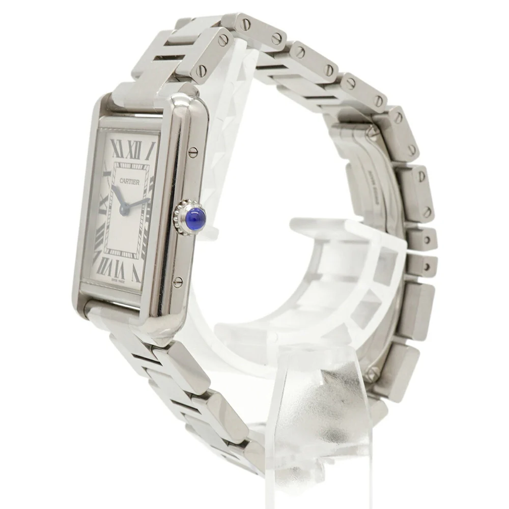 Cartier Tank Solo SM W5200013 Silver Dial Women's Watch - Image 2
