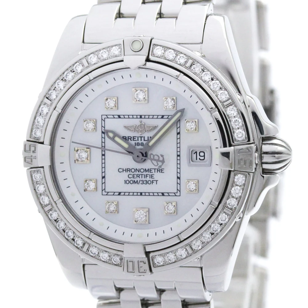 BREITLING Galactic 32 Diamond MOP Dial Ladies A71356 - Image 7