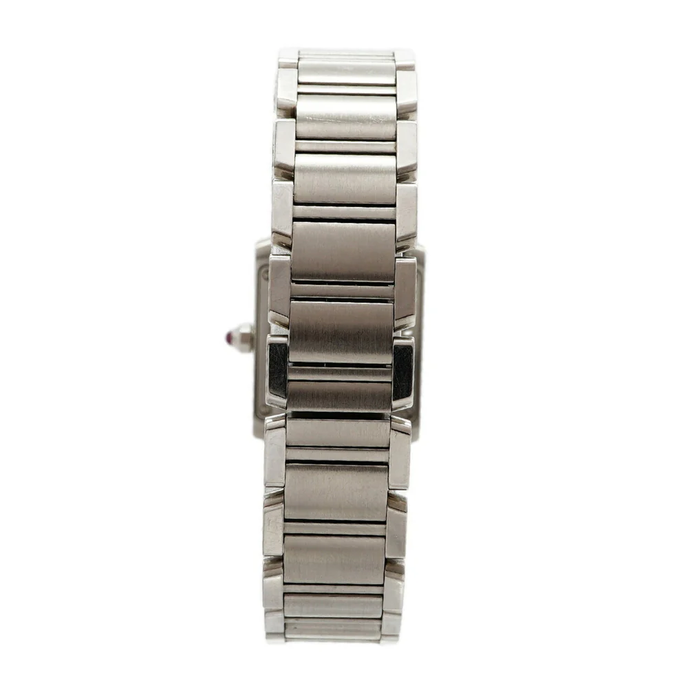 Cartier Tank Française SM W51028Q3 Pink Dial Wo - Image 8