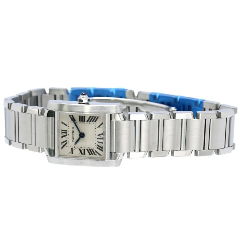 CARTIER Tank Française SM W51008Q3 Wo SS 40511 - Image 5