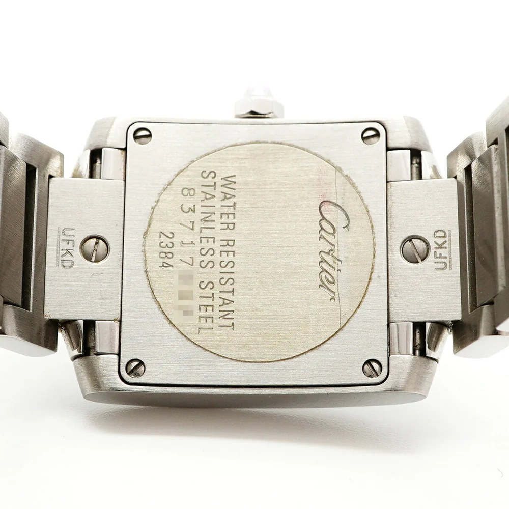 Cartier Tank Française SM W51028Q3 Pink Dial Wo - Image 5