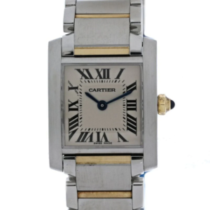 CARTIER Tank Française SM W51007Q4 Wo SSx18K Yellow Gold 40515