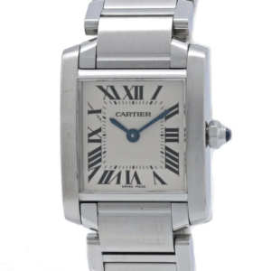 CARTIER Tank Française SM W51008Q3 Wo SS 40511