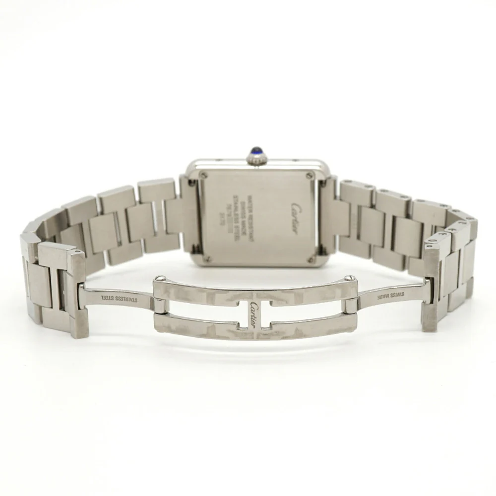 Cartier Tank Solo SM W5200013 Silver Dial Women's Watch - Image 3