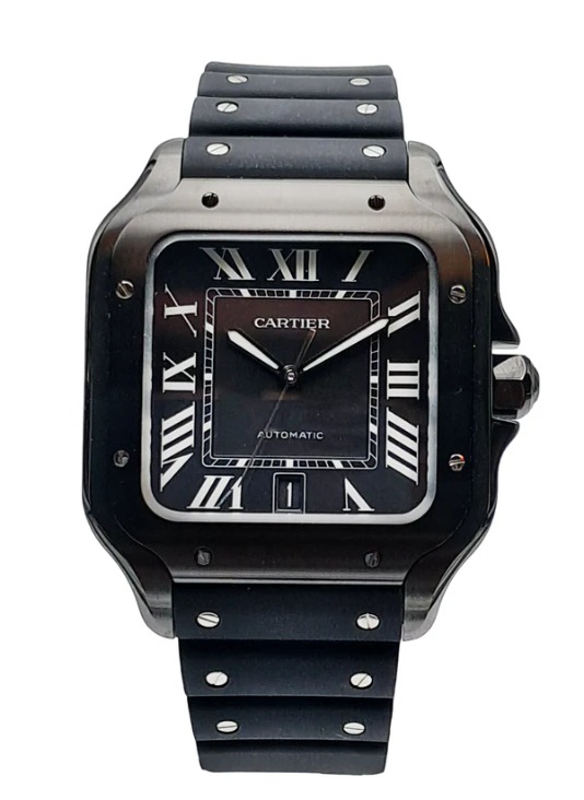 Cartier Santos Automatic Black 39.8 x 47.5mm