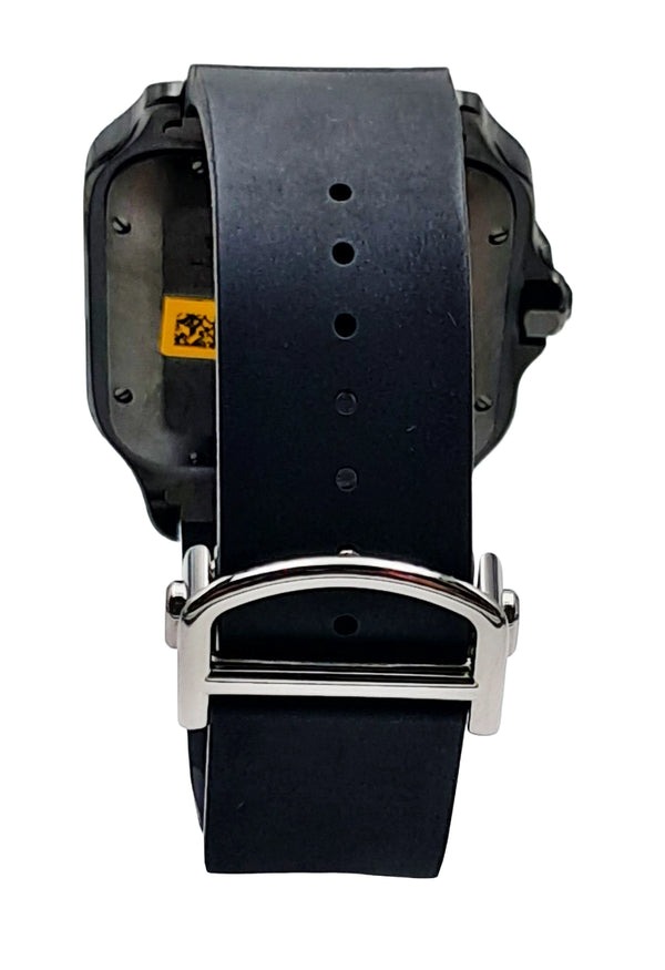 Cartier Santos Automatic Black 39.8 x 47.5mm - Image 4