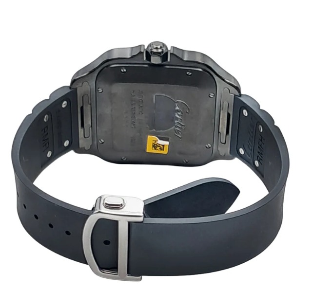 Cartier Santos Automatic Black 39.8 x 47.5mm - Image 5