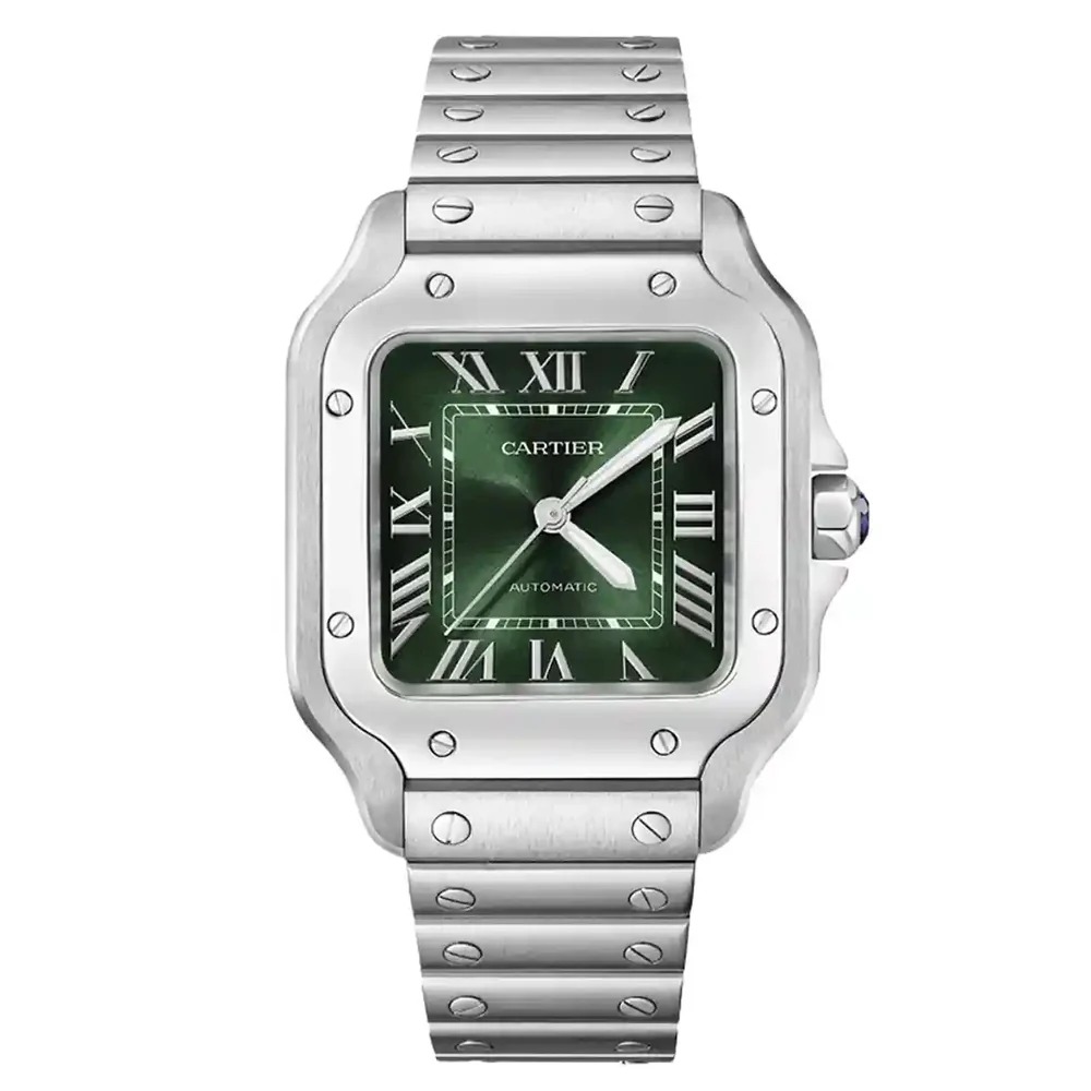 Cartier Santos Automatic Green 35mm - Image 2