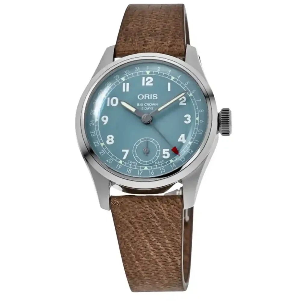 Oris Big Crown Handaufzug Blau 38mm 01 473 7786 4065-07 5 19 22FC - Image 2
